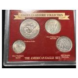 THE AMERICAN EAGLE 4 COIN SET