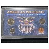 AMERICAN PRESIDENTS 4 COIN COLLECTION