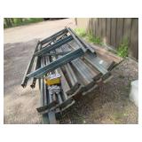 Pallet rack with 2 8