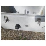 Metal locking /latching box with op...