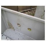 Metal locking /latching box with op...