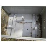 Metal locking /latching box with op...