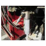 Graco paint sprayer mounted to a wo...