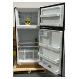 ^Vissani 18 cu. ft. Top Freezer Refrigerator in Fingerprint Resistant Stainless Look, Garage Ready MDTF18SSR Msrp $869.00