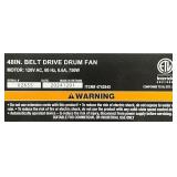 ^Master High-Capacity 48in. Barrel Fan, 17,200 CFM, Belt Drive, Model# 48MACAP-BDF #4871233 Msrp $599.99