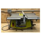 *RYOBI 15 Amp 10 in. Compact Portable Corded Jobsite Table Saw RTS12 Msrp $229.00