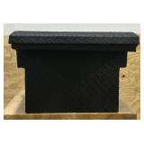 ^ Northern Tool + Equipment Low-Profile Crossover Truck Toolbox with Removable Tray, 69in. x 20in. x 13in., Aluminum, Textured Matte Black, Pull Handle Latches #41915 Msrp $459.99