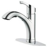 Home Impressions 1-Handle Lever Pull-Out Kitchen Faucet, Polished Chrome - All