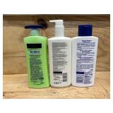 Vaseline Intensive Care Aloe Fresh, Neutrogena Norwegian Formula Deep Moisture, and NIVEA Leche Corporal Hidratante body lotions (lot of 3)