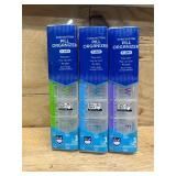 push button pill organizer seven day (lot of 3)