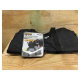 AWP Black/Gray Polyester 14-in Zippered Tool Bag