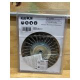 Klutch 7in. Twisted Knot Wire Wheel