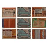 Lot Of 9 Vintage Hockey Cards Including 1973 Topps #30 Barry Gibbs NHL All Stars West, 1975-76 Topps #124 Fred Barrett, and More!