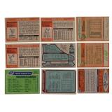 Lot Of 9 Vintage Hockey Cards Including 1972 Topps Orland Kurtenbach #46, 1979-80 Topps Don Lever #203, and More!