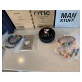SOTA RTIC Gift Lot Cooler Bag Tumblers Mug Bracelets Aroma Kits