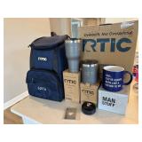 SOTA RTIC Drinkware Gift Lot Cooler Bag Tumblers Mug Hockey Puck