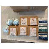 Mixed Spa Gift Lot Bath Bombs Aroma Kits Bead Bracelets Boxed