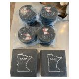 SOTA Puck Bottle Openers & Minnesota Beer Slate Coasters Lot
