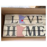 ArtMinds Minnesota Wood Wall Plaque Signs Rustic Home Decor Lot
