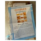 COTOPHER Kraft Gift Box Packaging Lot w Thank You Stickers Ribbon