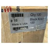 SOTAPOP Black Kraft Jewelry Gift Boxes Lot of 100 3.5x3.5x7/8 USA