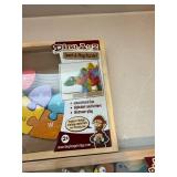 2 BeginAgain Wooden Alphabet Puzzle Lot Dino A to Z Animal Parade A-Z