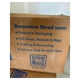 Spring-Fill Crinkle Cut Kraft Paper Shred 10 lb Carton Packaging Fill