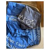 Bulk Lot SOTA Hockey Graphic T-Shirts Blue Kids Have Hockey Mixed Sizes - Great for Team T-Shirts Assorted Unisex Sizes from XS - XXL