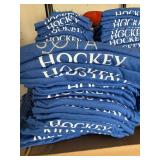 Bulk Lot SOTA Hockey Graphic T-Shirts Blue Kids Have Hockey Mixed Sizes - Great for Team T-Shirts Assorted Unisex Sizes from XS - XXL