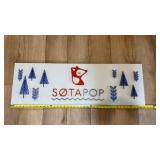 SOTAPOP Decorative Wall Sign Fox Logo 42in Custom Display Plaque