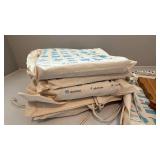 American Heirloom State Shape Bamboo Cutting Boards Lot of 6 w Bags