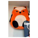 Fox Baby Gift Lot Plush Bib Mittens Pacifier Lovey Backpack Tags