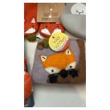 Fox Baby Gift Lot Plush Bib Mittens Pacifier Lovey Backpack Tags