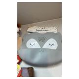 Fox Baby Gift Lot Plush Bib Mittens Pacifier Lovey Backpack Tags