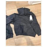 10 Youth Wild Bear Graphic Hoodies Gray S-M-L Pullover Lot VG