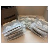 Twenty One Tiny Twinkle Roll-Up Silicone Bib Lot Gray Animal Print New Sealed
