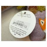 Wild Woolies Baby Fox Felted Wool Coin Purse Lot of 7 NWT