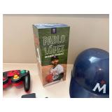Mixed Sports & Gaming Lot Bobblehead Helmet Switch Grip Gloves