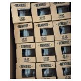 Benshot 15 Oz Stemless Wine Glasses Bullet Design Lot of 24 New in Box