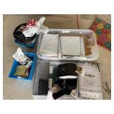 Office Supply Lot w/ Brother QL-1110NWB Label Printer & Mailers