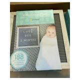 Pearhead Baby Gift Set Letterboard Frame Gender Reveal Kit 3 Pc