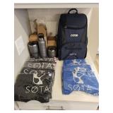 SOTA Gear Lot: Backpack, Hydration Bottles, Tees & Boxes