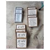 Framed Typography Signs bulk