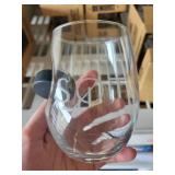 BenShot 15 oz Wine Glasses - Boxed Set for Gift or Bar Display 8ct