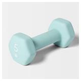 Dumbbell 5lbs Aqua - All In Motion (Sold As Pair)