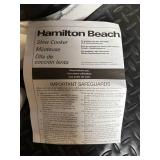 Hamilton Beach Slow Cooker - 3 Quart Open Box