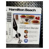 Hamilton Beach 59762F 2-Speed Hand Blender with Whisk & Blending Wand Attachments - Open Box