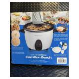 Hamilton Beach 16-Cup Rice Cooker & Steamer - Open Box, Not Sealed