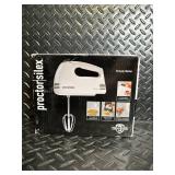 Proctor-Silex 5-Speed Hand Mixer - Open Box, 100 Watts, Bowl Rest
