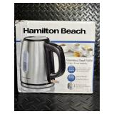 Hamilton Beach Stainless Steel Kettle 1.2 L 1500W Open Box